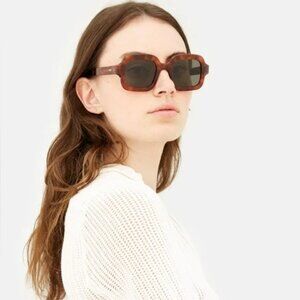 NIB RETROSUPERFUTURE Benz Havana Diversa Tortoiseshell Sunglasses Unisex